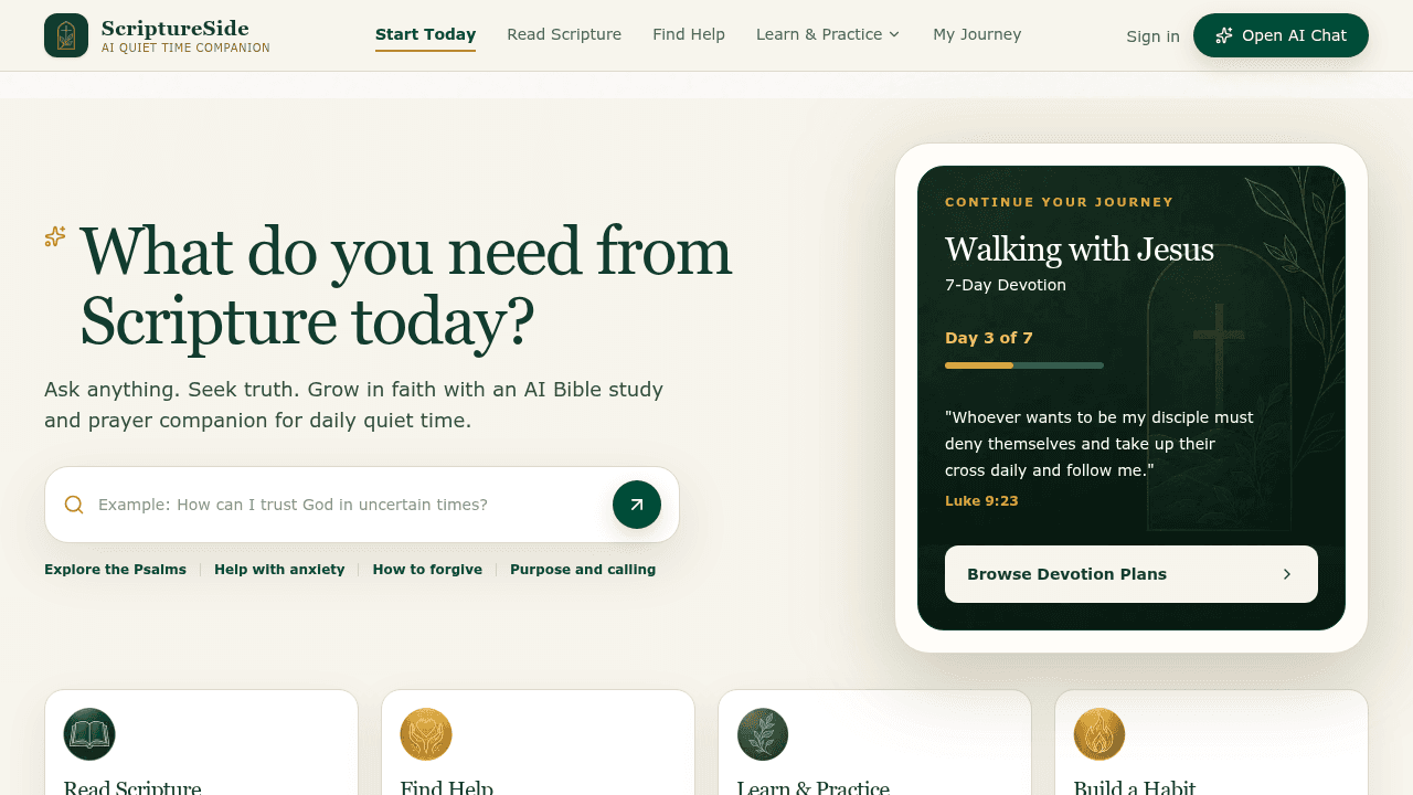 scriptureside website