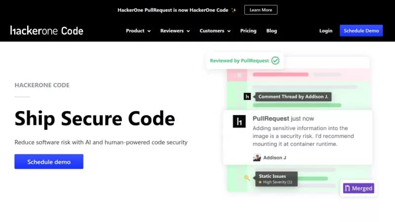 HackerOne Code screenshot