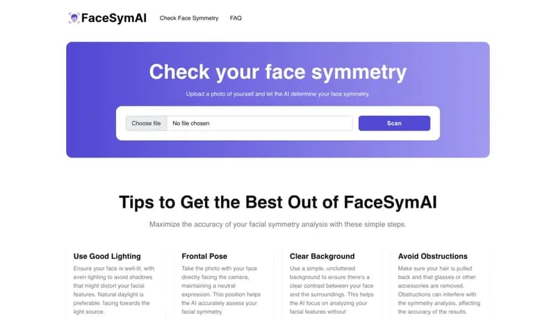 FaceSymAI screenshot