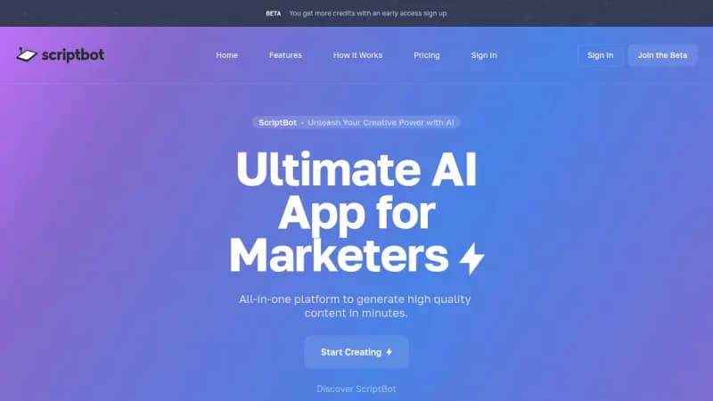 ScriptBot screenshot