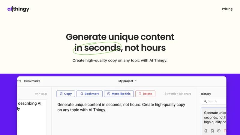 ai thingy website