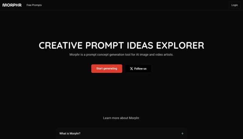 Morphr screenshot