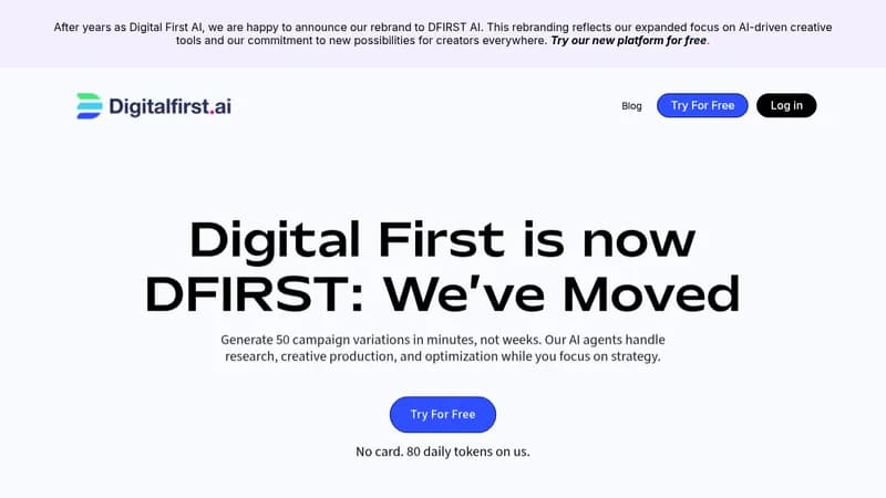 dfirst ai website
