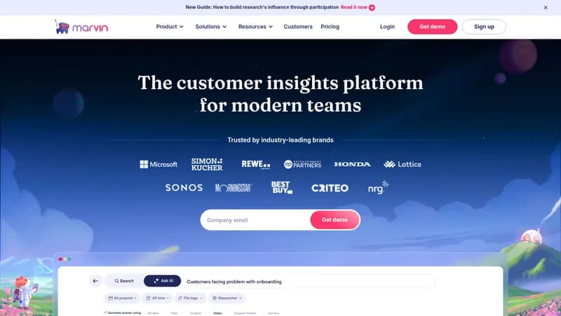 marvin website