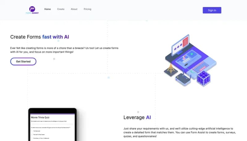 Form Assist screenshot