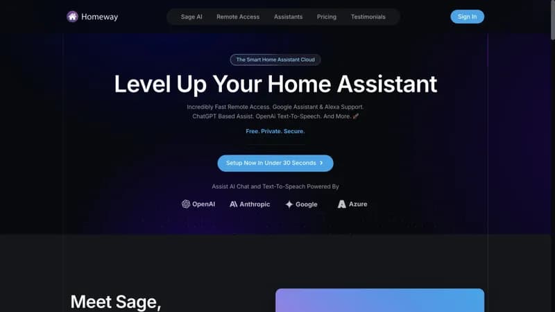Homeway screenshot