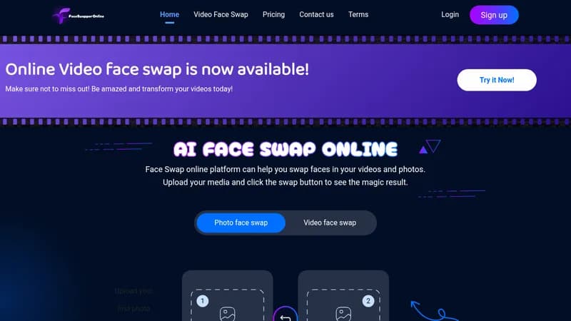 ai face swap online website