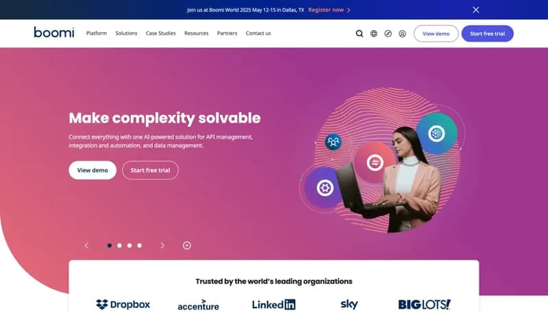 boomi.com screenshot