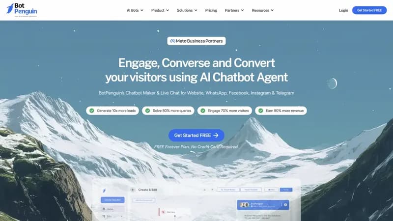 BotPenguin screenshot