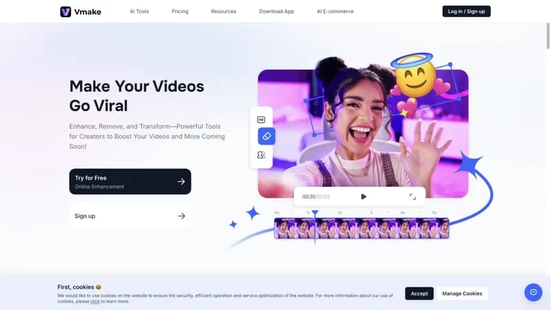 Vmake AI screenshot