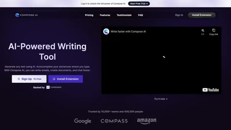 Compose AI screenshot
