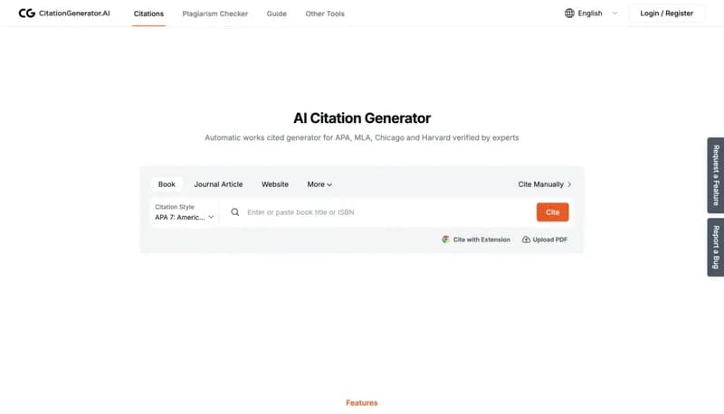 AI Citation Generator screenshot