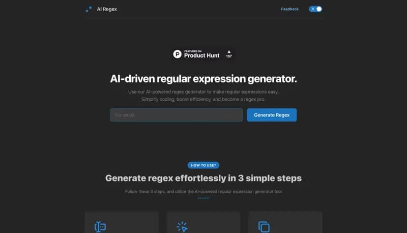 AI Regex screenshot