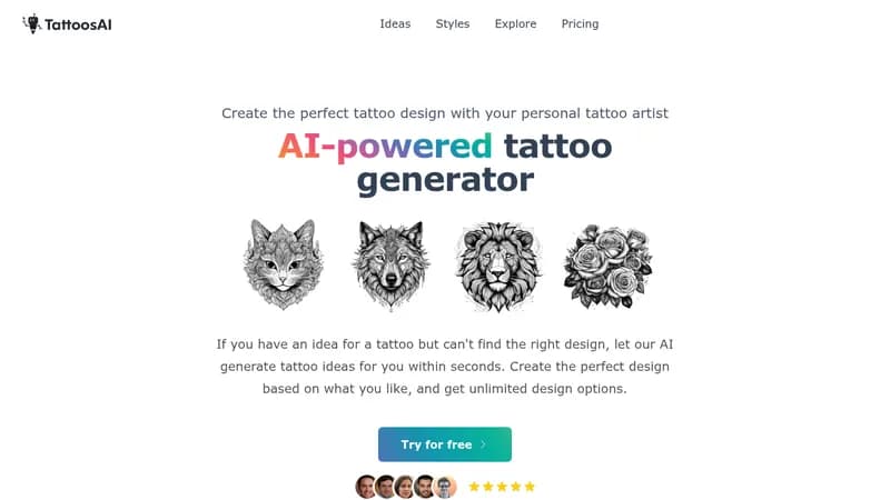 tattoosai website