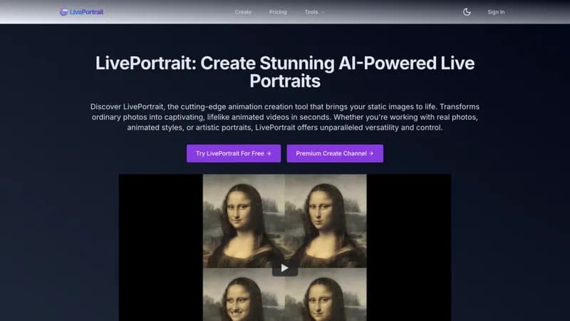 LivePortrait screenshot