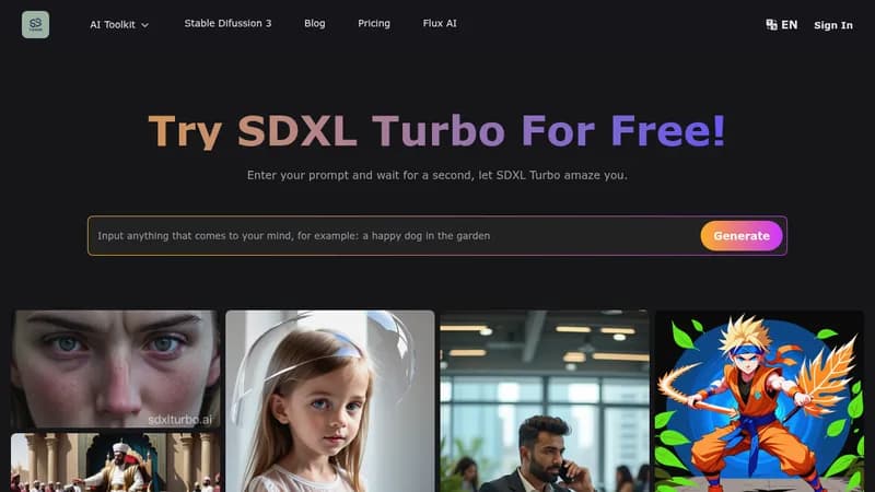 sdxl turbo website