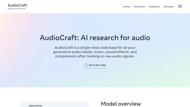 audiocraft website