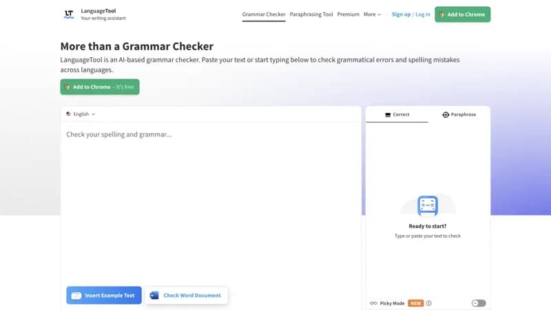 LanguageTool screenshot