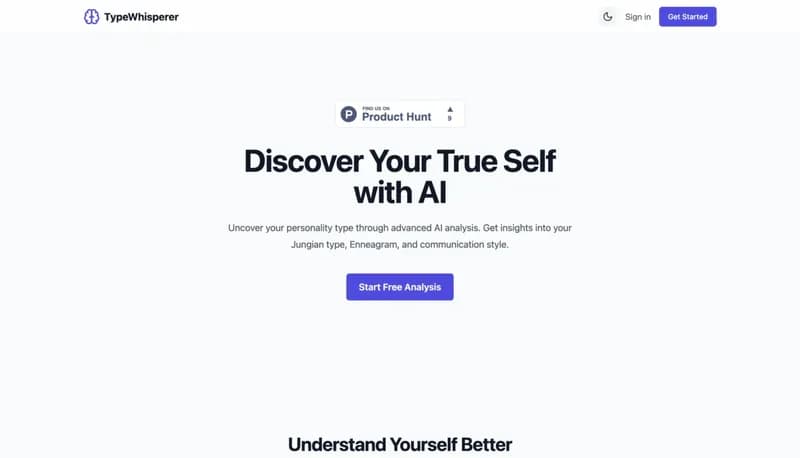 TypeWhisperer screenshot