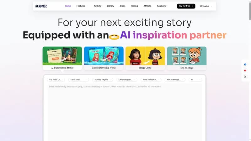 readkidz website