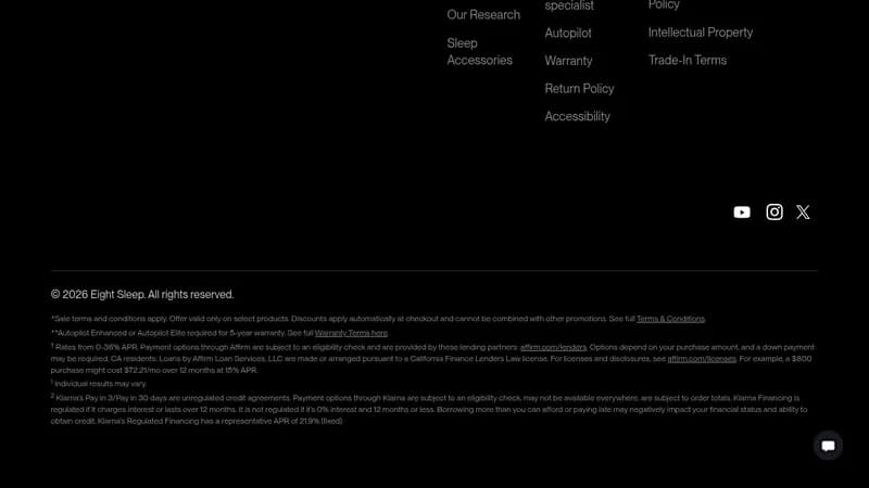eight sleep website