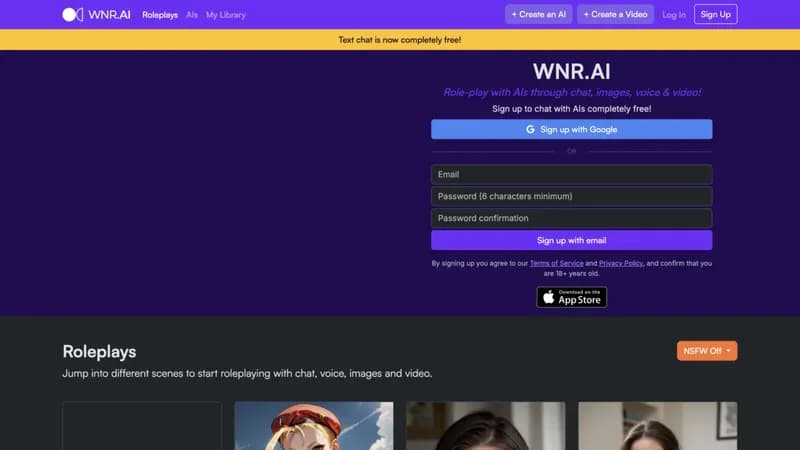 WNR.AI screenshot