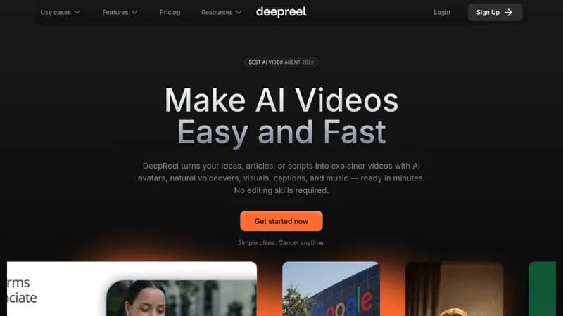 deepreel website