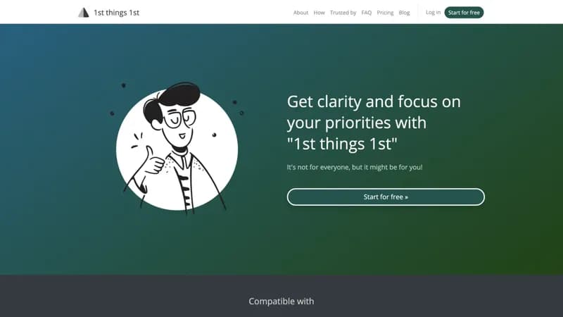 1st things 1st screenshot