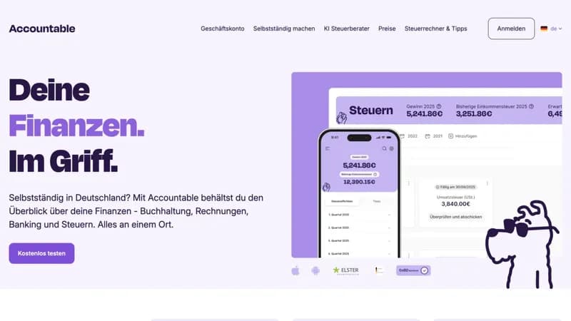 Accountable screenshot