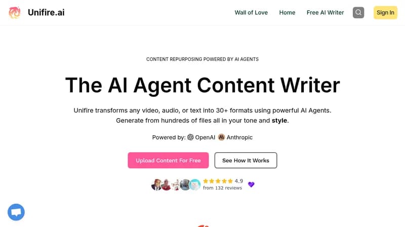 unifire.ai website