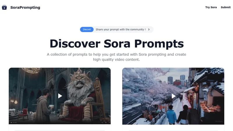 sora website