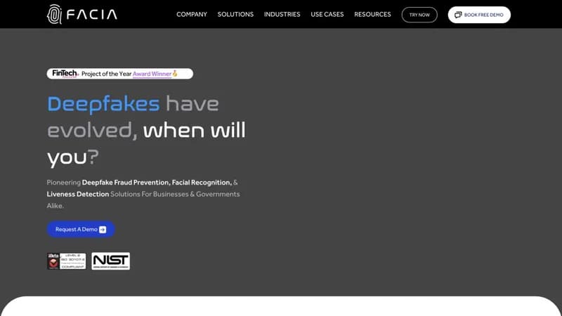 Facia screenshot