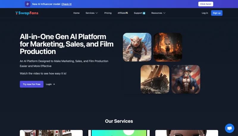 SwapFans screenshot
