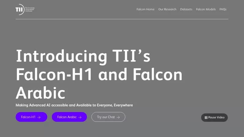 Falcon LLM screenshot