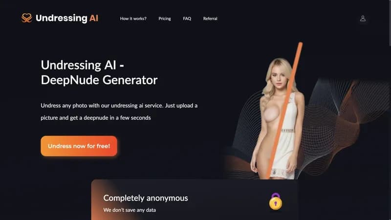 Undressing AI screenshot