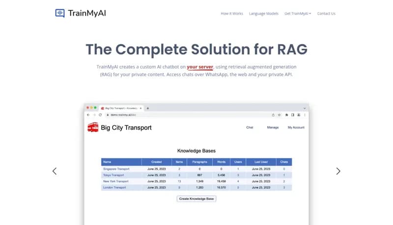 TrainMyAI screenshot