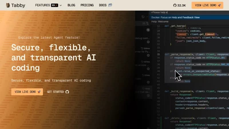 Tabby screenshot