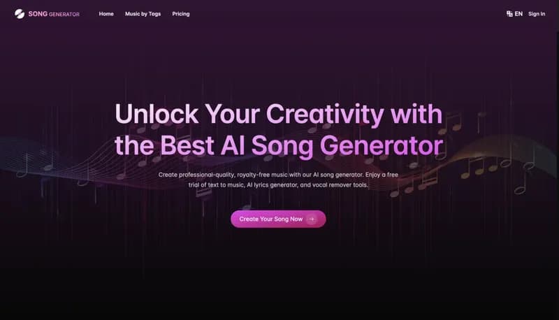 SongGenerator.io screenshot