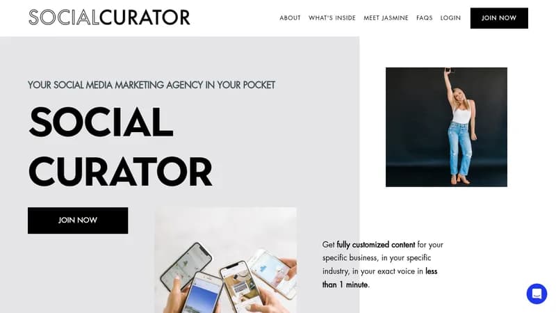 social curator website
