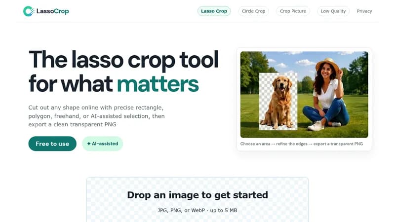 lassocrop website