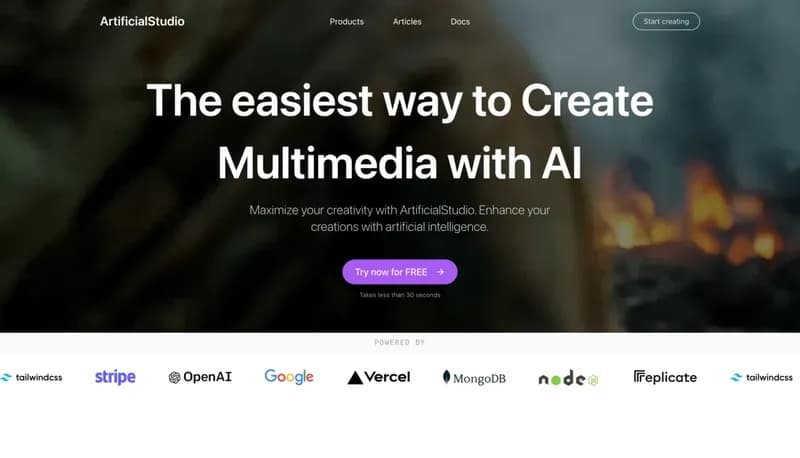 ArtificialStudio screenshot