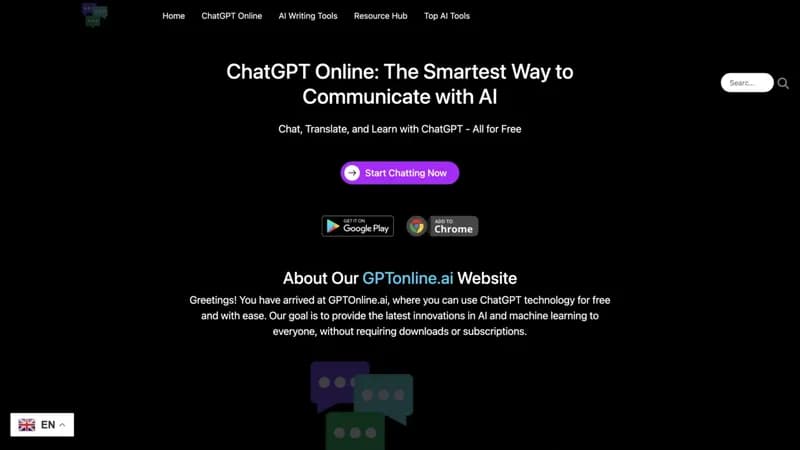 ChatGPT Online screenshot