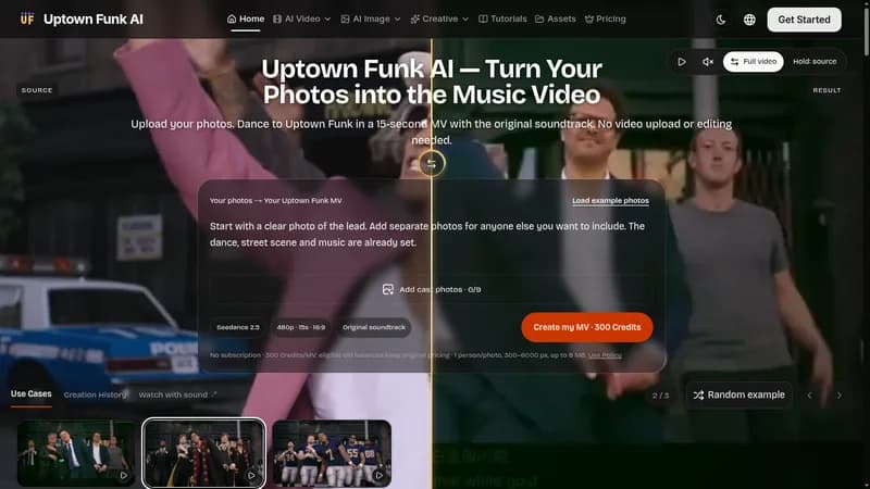 uptown funk ai website