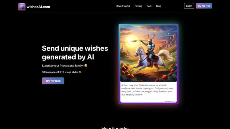 Wishes AI screenshot