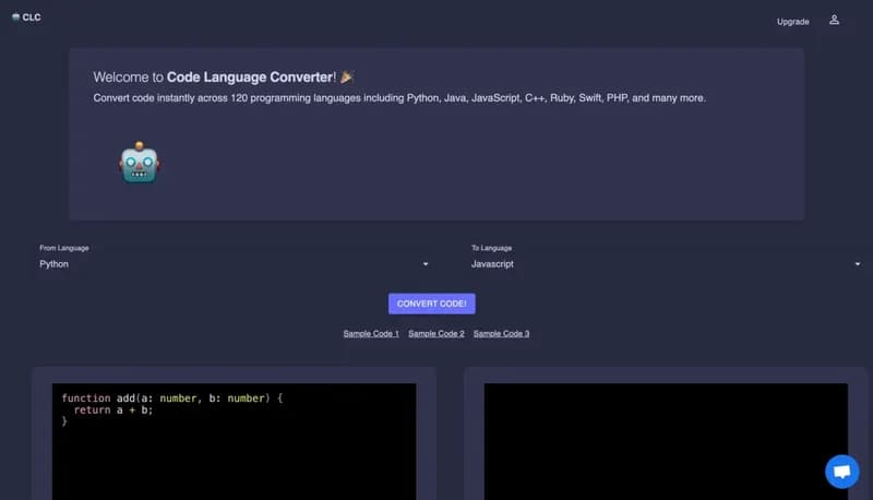 CodeConverter.com screenshot