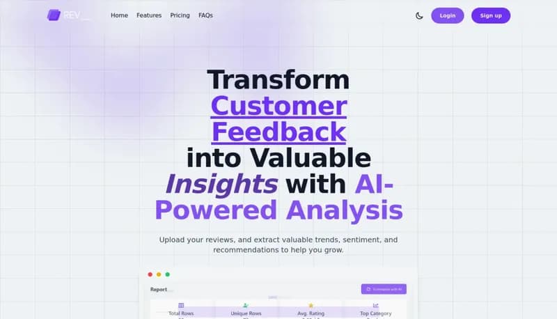 RevAI screenshot