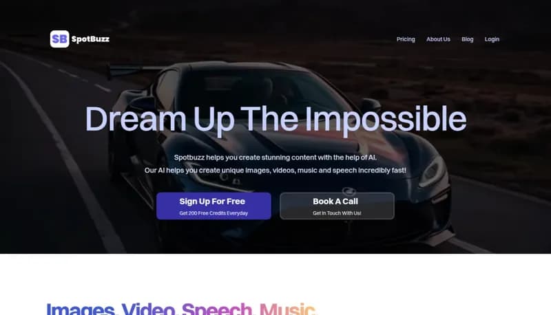 Spotbuzz screenshot