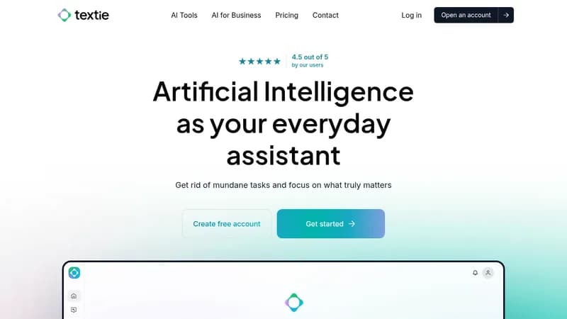 textie ai website