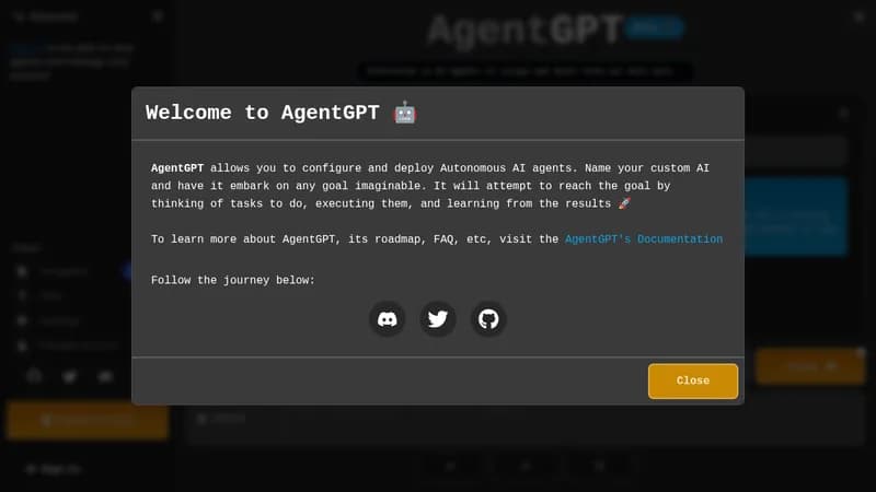 agentgpt website