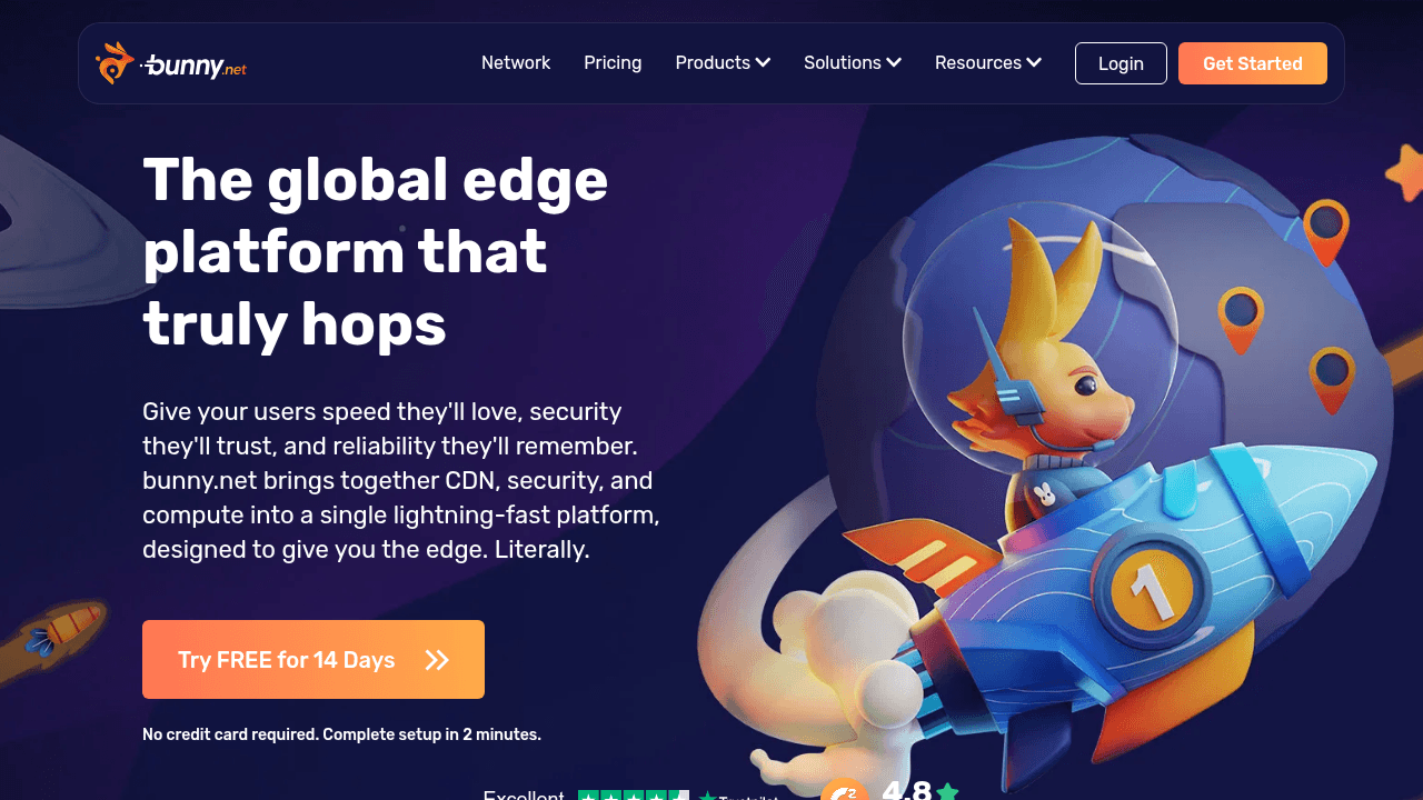 bunny.net website